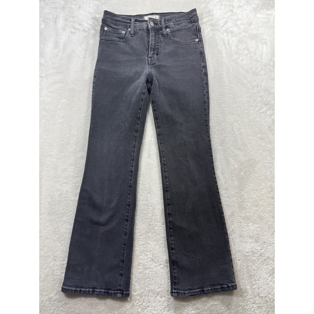 Madewell Womens Cali Demi-Boot MB455 Black Jeans 26 Meas: 26x26